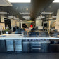 Floor Stock Element Twin-Hood Outdoor BBQ Kitchen with Kamado Smoker, Fridge, Sink, Rotisserie