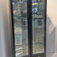Floor Stock 458L Tropical Rated Triple Glazed Double Door Commercial 458ltr Upright Wine Bar Fridge Black