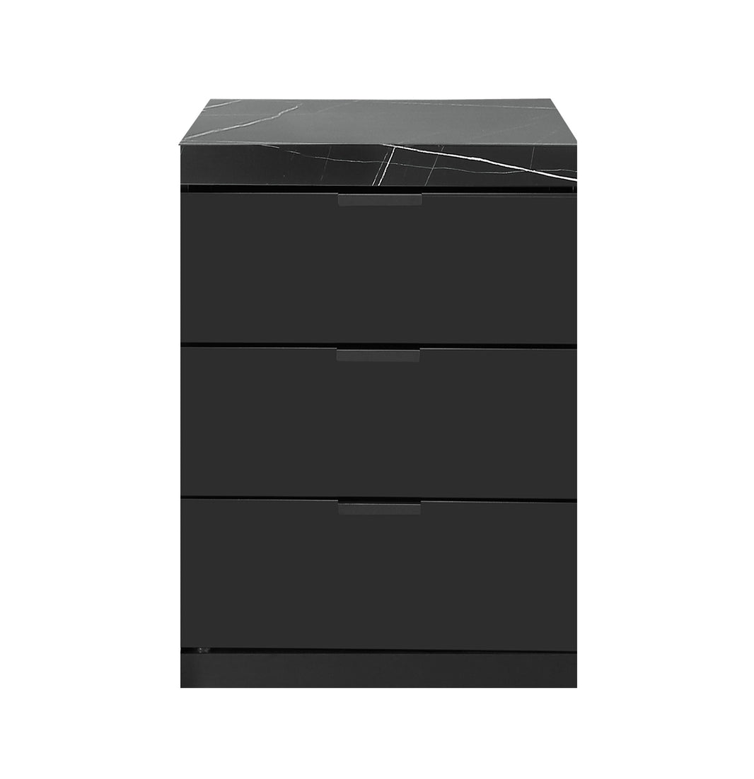 3DRAWSTORAGE - 580MM| Rockpool Black Raised Hood BBQ Kitchen + 3 CUPBOARD DOORS