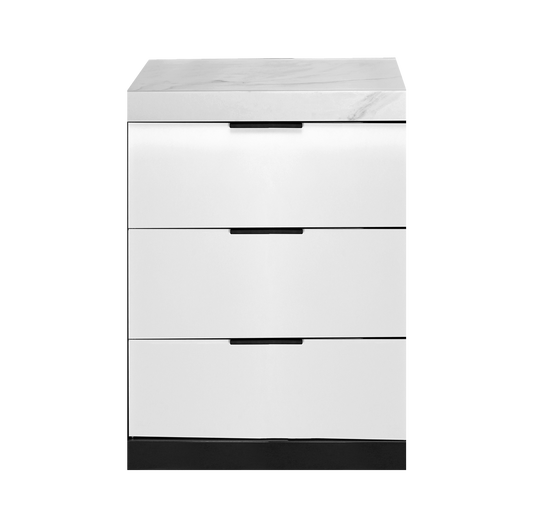 3 Draw Storage Module 580MM Suits Rockpool White Teppanyaki Grills