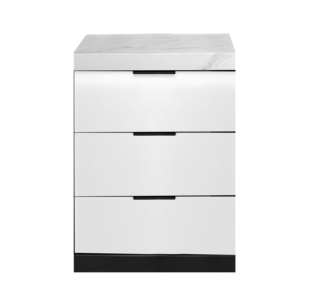 3 Draw Storage Module 580MM Suits Rockpool White Teppanyaki Grills