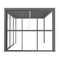 GazeboMate Pergola Sliding Door | Suits 2.4m GazeboMate Louvered Gazebo