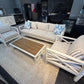 Floor Stock 5-Piece Modern Outdoor Lounge Furniture Set Inc 3-Seater Day Bed, Coffee Table, Side Table & 3+1+1