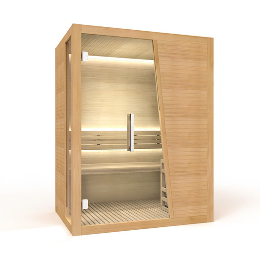 BJØRN 3-4 SAUNA PERSON INFRARED SAUNA LED, BLUETOOTH, CEDAR WOOD