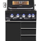 Kingsley 4 Burner Non Wok Black Stainless Steel BBQ Module