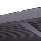 GazeboMate 3x4M Wall Mounted Louvered Gazebo Aluminium Pergola Monument Heavy Duty Wind Resistant