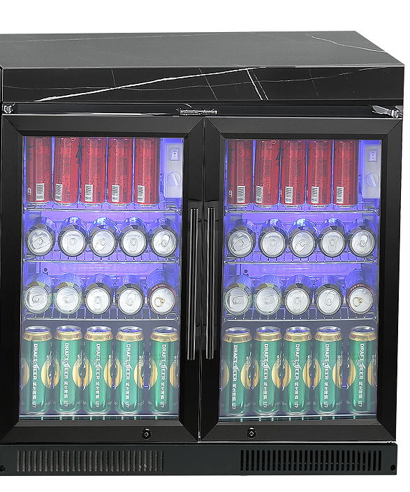 Rockpool Black 4B Drop-In Outdoor BBQ Kitchen with 208L Fridge & SinkDraw Module