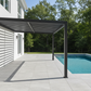 Wall Mounted 3M x 3M Louvered Aluminium Gazebo Pergola GazeboMate