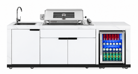 Grill King Rockpool 4 Burner Drop-In BBQ Kitchen Package