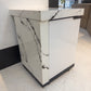 Ex Display Marble Look Stone Finish 1 Door Cabinet Waterfall Edge Custom Built Aluminum Cabinet