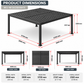 GazeboMate Aluminium Louvered Gazebo with Privacy Wall – Monument