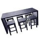 Niagra 7-Piece Outdoor Bar Set Aluminium Charcoal