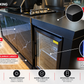 Grill King Rockpool Summit 4 Burner Outdoor BBQ Kitchen – Black Stone, Fridge & Sink
