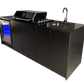 Grill King Signature Series Outdoor BBQ Kitchen Package | Black Stone, Aluminium Cabinet Finish Inc Grill King 6B Built-In BBQ + Rotisserie
