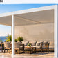 GazeboMate 4m × 6m Aluminium Louvered Gazebo – Monument | Adjustable Roof Pergola