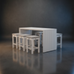 Niagra 7-Piece Outdoor Bar Set Aluminium WHITE