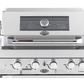 4B Built In BBQ Package in Rockpool White Inc Fridge, Sink, Height Adjustable Legs, Castors, Rear Infrared Burner