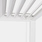 GazeboMate Monument 3.6M x 7.2M Semi Permanent Louvered Gazebo Aluminium Pergola Monument Heavy Duty Wind Resistant