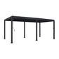 GazeboMate Monument 3.6M x 7.2M Semi Permanent Louvered Gazebo Aluminium Pergola Monument Heavy Duty Wind Resistant