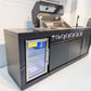 Floor Stock Rockpool Black 4B + Wok: Designer Black Outdoor BBQ Kitchen Package inc Fridge & Sink