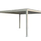 GazeboMate Combo: 4M x 5M White Aluminium Louvered Gazebo + Retractable Privacy Screen