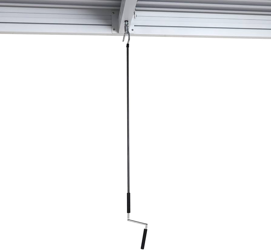 Wall Mounted 4M x 6M Semi Permanent Louvered Gazebo Monument Aluminium Heavy Duty Wind Resistant