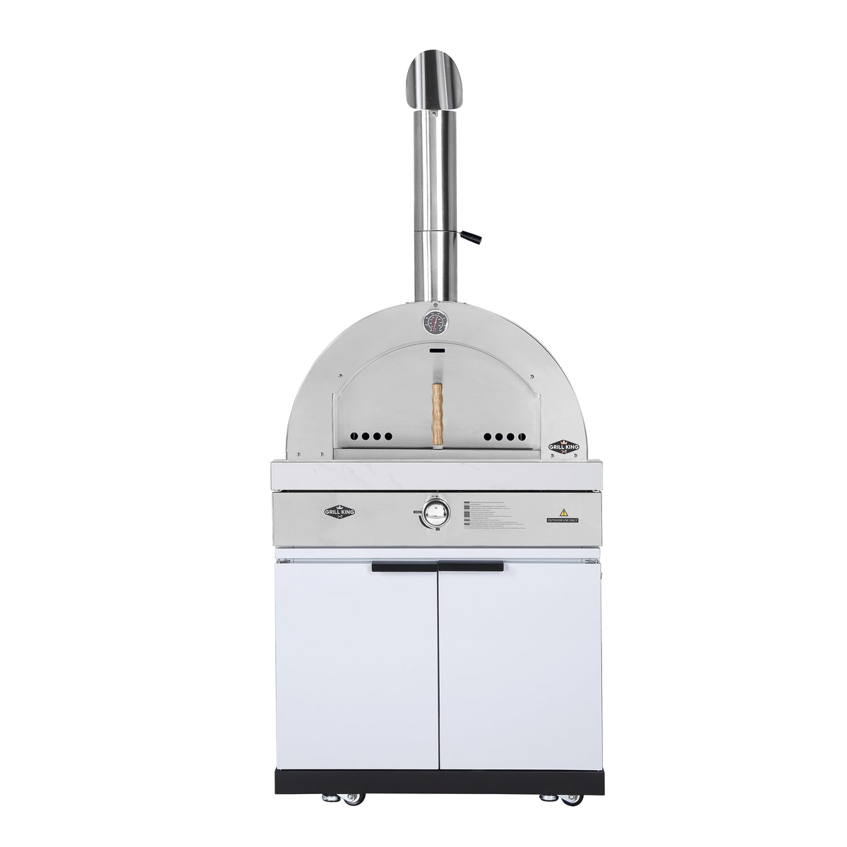 22” Gas Pizza Oven Module: Rockpool White Stone (Pizza Oven Module Only - BBQ Sold Seperate)