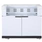 4B Built In BBQ Package in Rockpool White Inc Fridge, Sink, Height Adjustable Legs, Castors, Rear Infrared Burner