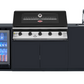 Grill King Signature Series To Suit Beefeater 5 Burner 1200, Fridge And Sink Outdoor BBQ Kitchen Package