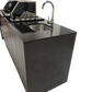Grill King Signature Series Outdoor BBQ Kitchen Package | Black Stone, Aluminium Cabinet Finish Inc Grill King 6B Built-In BBQ + Rotisserie