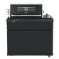 Rockpool Black 4B Drop-In Outdoor BBQ Kitchen with 208L Fridge & SinkDraw Module