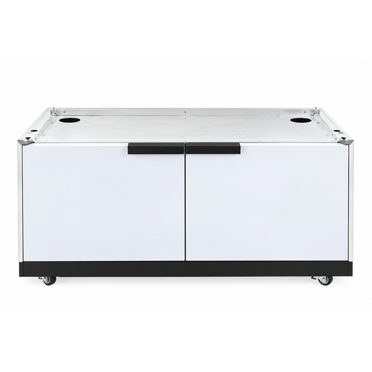Grill King Built-In BBQ Cabinet Module – Flat Pack | White 4 & 6 Burner Options