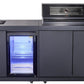 Compact Series Rockpool Black 4B Drop In BBQ Inc sintered stone Benchtops, Aluminium Cabinets, Weather Resistant, Fridge & Sink