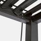 GazeboMate Monument 3.6M x 7.2M Semi Permanent Louvered Gazebo Aluminium Pergola Monument Heavy Duty Wind Resistant