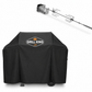 Rotisserie Kit + Grill King BBQ Cover Bundle