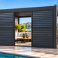 GazeboMate 3m × 4m Wall-Mounted Aluminium Louvered Pergola – Privacy Screen & Wall Options