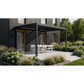 Wall Mounted 3M x 3M Louvered Aluminium Gazebo Pergola GazeboMate
