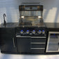 Floor stock 2M Kingsley 4 Burner Non Wok Black Stainless Steel BBQ Package