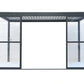 GazeboMate Pergola Transparent Sliding Door | Suits 4M GazeboMate Louvered Gazebo