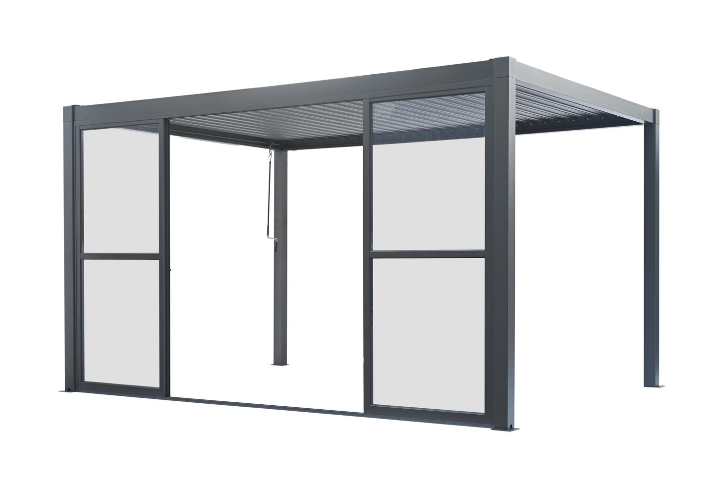 GazeboMate Pergola Transparent Sliding Door | Suits 4M GazeboMate Louvered Gazebo