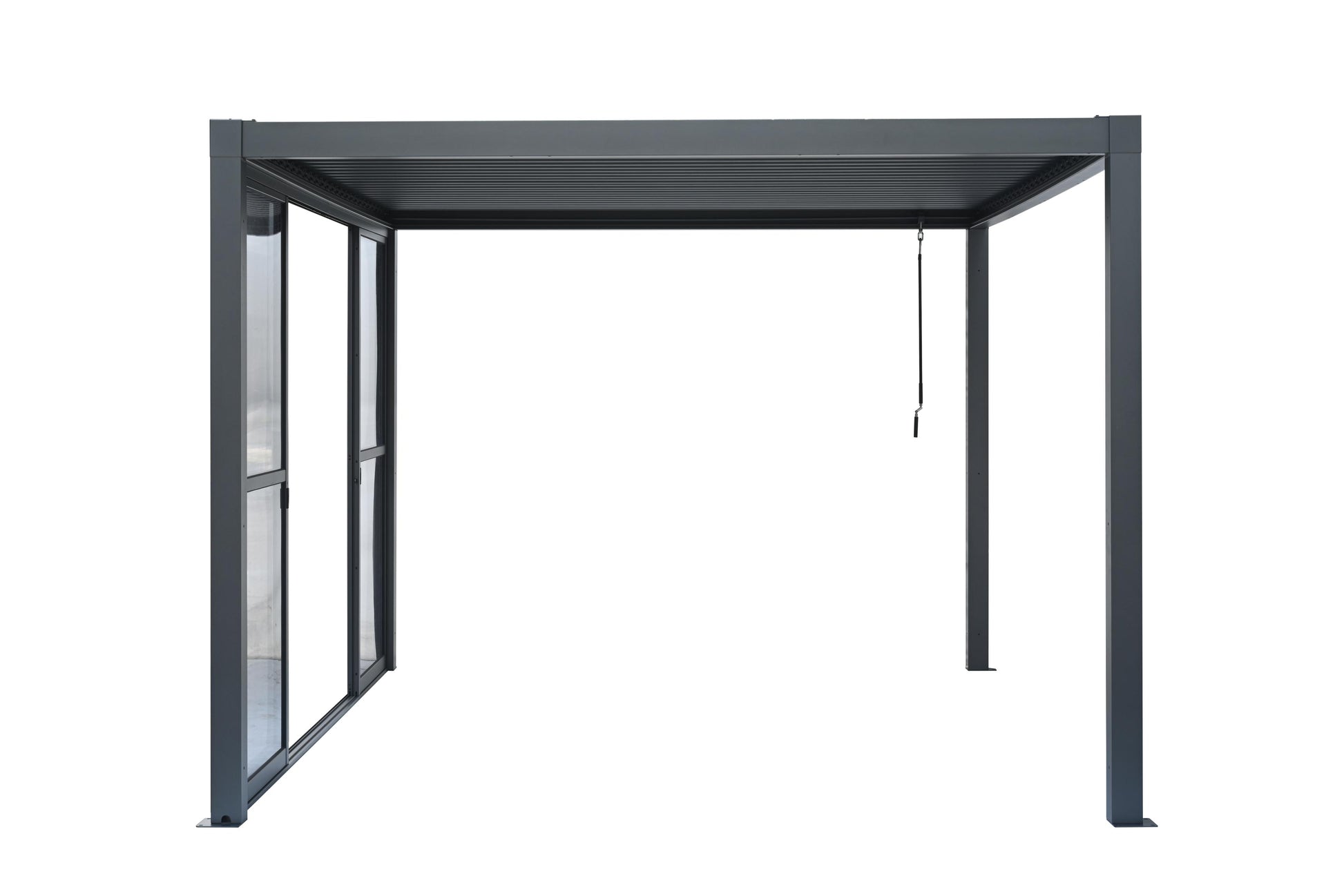 GazeboMate Pergola Transparent Sliding Door | Suits 4M GazeboMate Louvered Gazebo