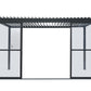 GazeboMate Pergola Transparent Sliding Door | Suits 4M GazeboMate Louvered Gazebo