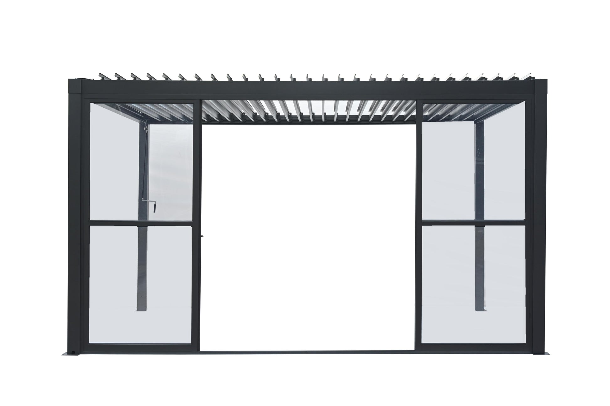 GazeboMate Pergola Transparent Sliding Door | Suits 4M GazeboMate Louvered Gazebo