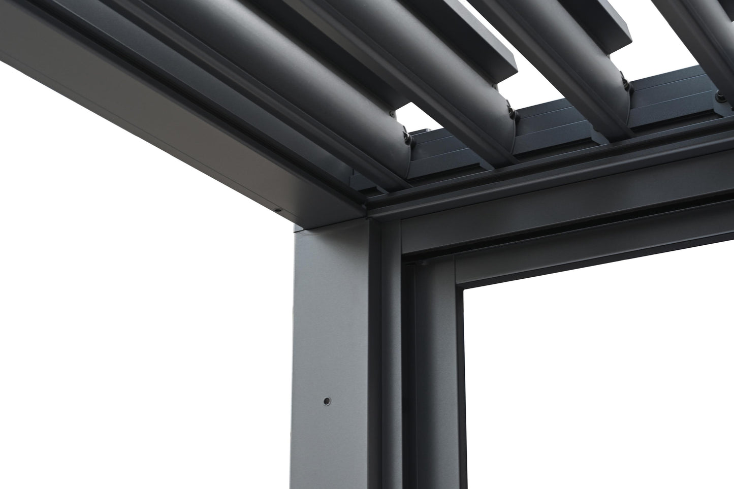 GazeboMate Pergola Transparent Sliding Door | Suits 4M GazeboMate Louvered Gazebo
