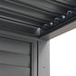 Pergola Shutter Wall in Mounment Powder Coated suits 2.4M, 3M,4M, Gazebo Mate Louvered Gazebo