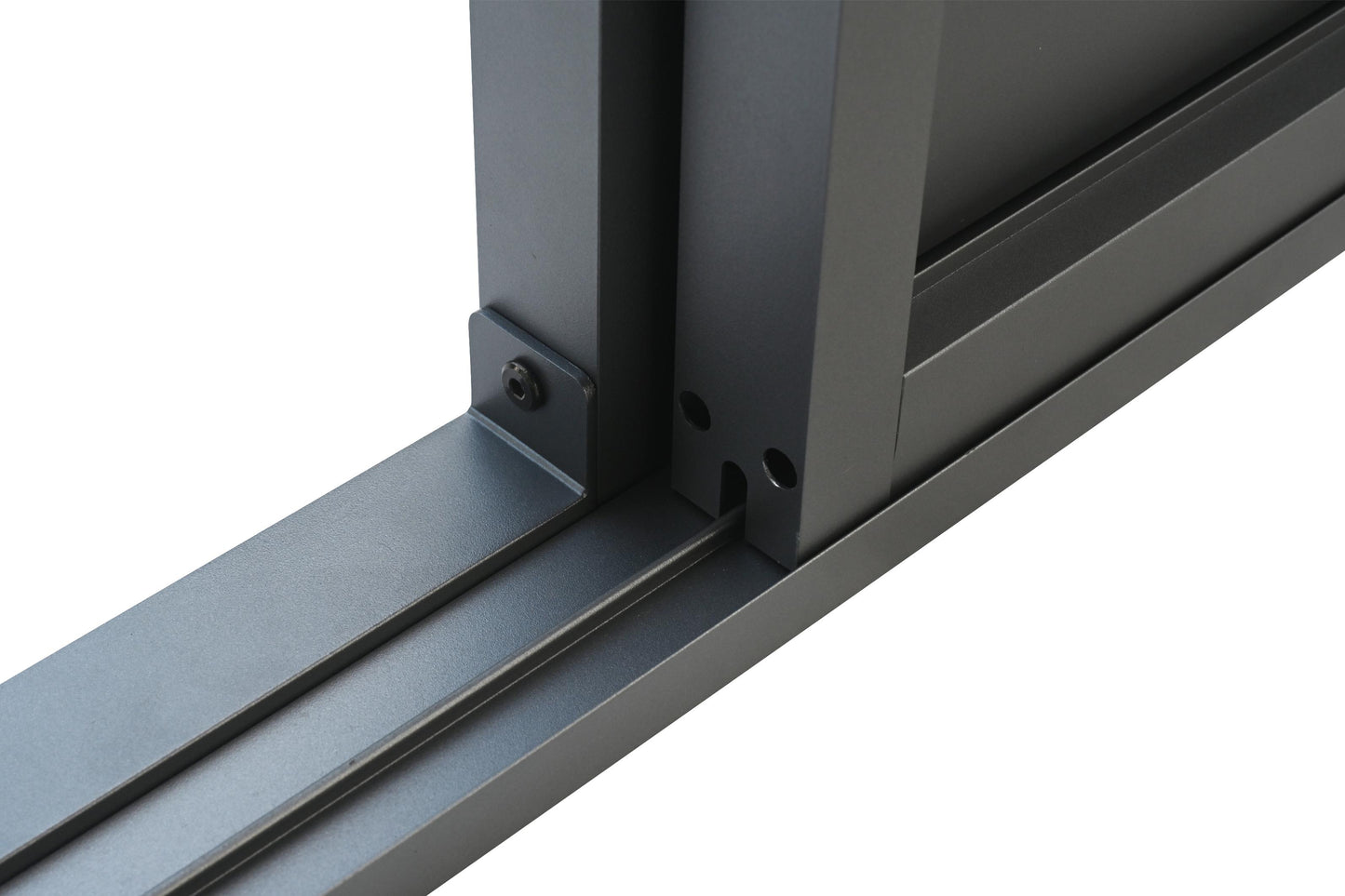 Pergola Shutter Wall in Mounment Powder Coated suits 2.4M, 3M,4M, Gazebo Mate Louvered Gazebo