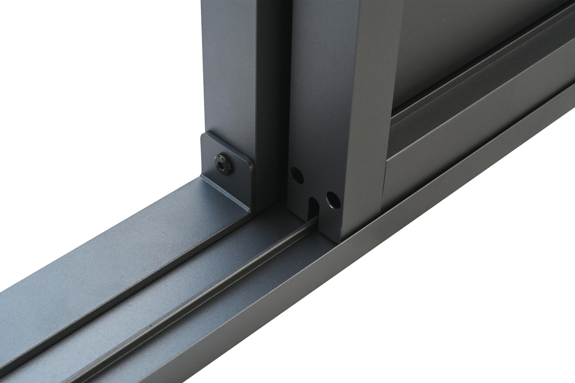 Pergola Shutter Wall in Mounment Powder Coated suits 2.4M, 3M,4M, Gazebo Mate Louvered Gazebo