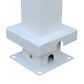 GazeboMate 2.4x2.4M White Semi Permanent Louvred Gazebo Heavy Duty Wind Resistant