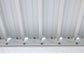 GazeboMate 2.4x2.4M White Semi Permanent Louvred Gazebo Heavy Duty Wind Resistant