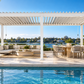 GazeboMate 3m × 6m Monument Aluminium Louvered Gazebo – Adjustable Roof Pergola